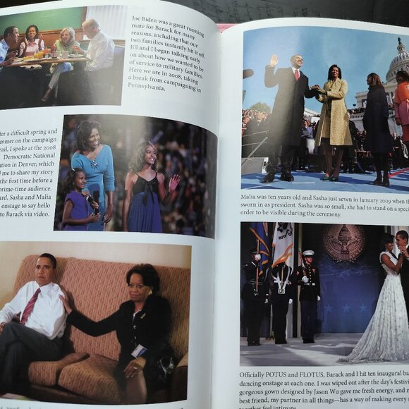 Alpha Kappa Alpha Book Cover with Becoming Michelle Obama Hardcover Book - Picture 5 of 5